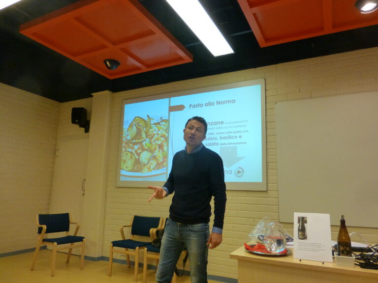 Enrico Di Nardo esitteli Italian ruokakulttuuria suoraan sydämestä.