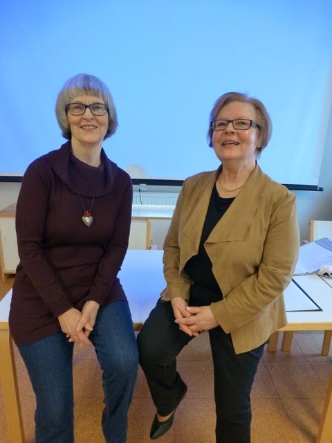 Kuvassa vasemmalla Seija Routimo ja oikealla Maria Haavisto.